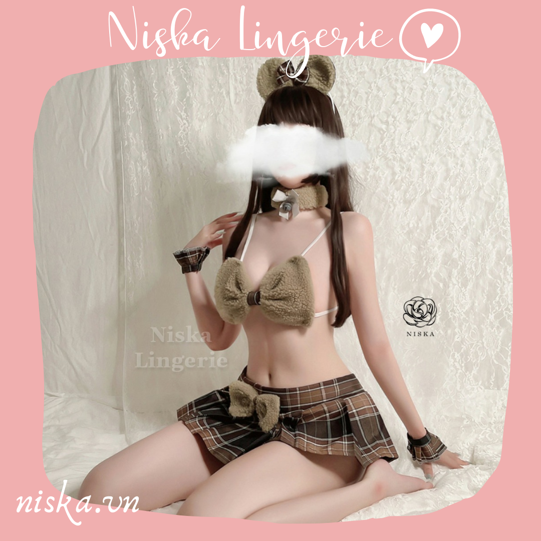 Cosplay gấu bông xinh xắn (2 màu) - Mã C371
