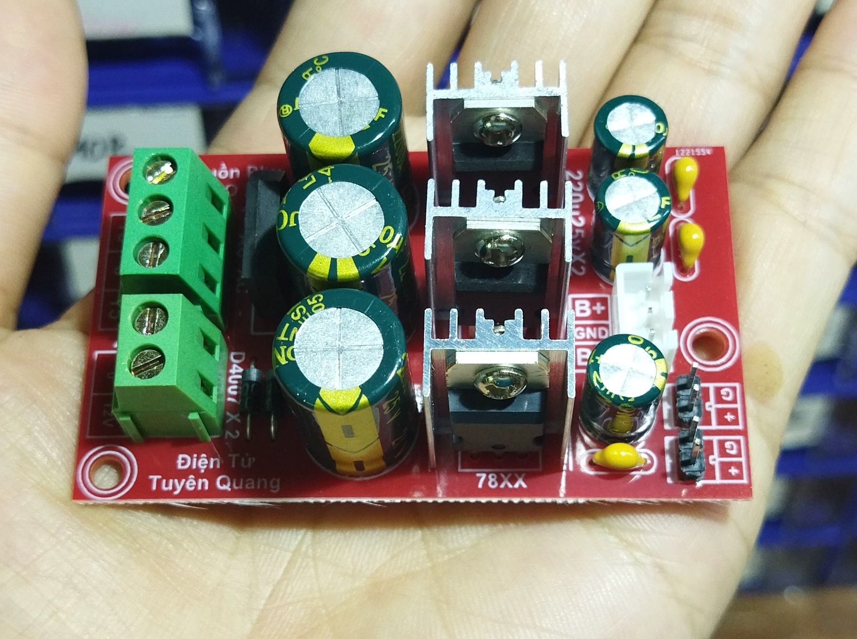 Mạch Nguồn Pre 15V Và 12V Cho Mạch USB Bluetooth - 1 Cái