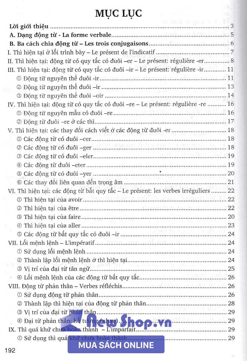 Sách - Sử Dụng Động Từ Tiếng Pháp (HA) - Newshop