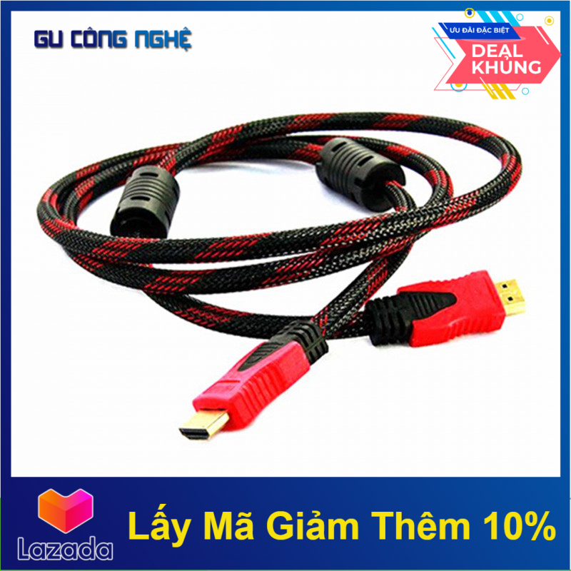 Dây Hdmi Tròn 1.5M Bọc Lưới -Dc242