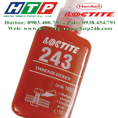 Keo dán khóa ren loctite 243-50ml