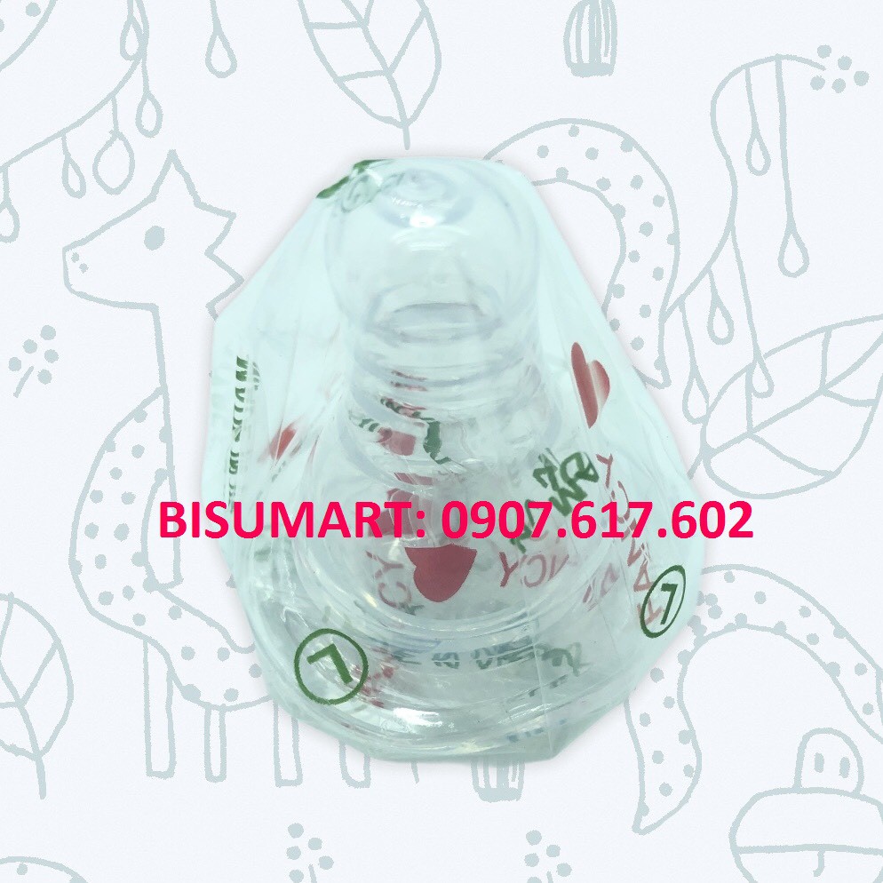 Núm vú cổ hẹp Silicone siêu mềm FANCY size S M L