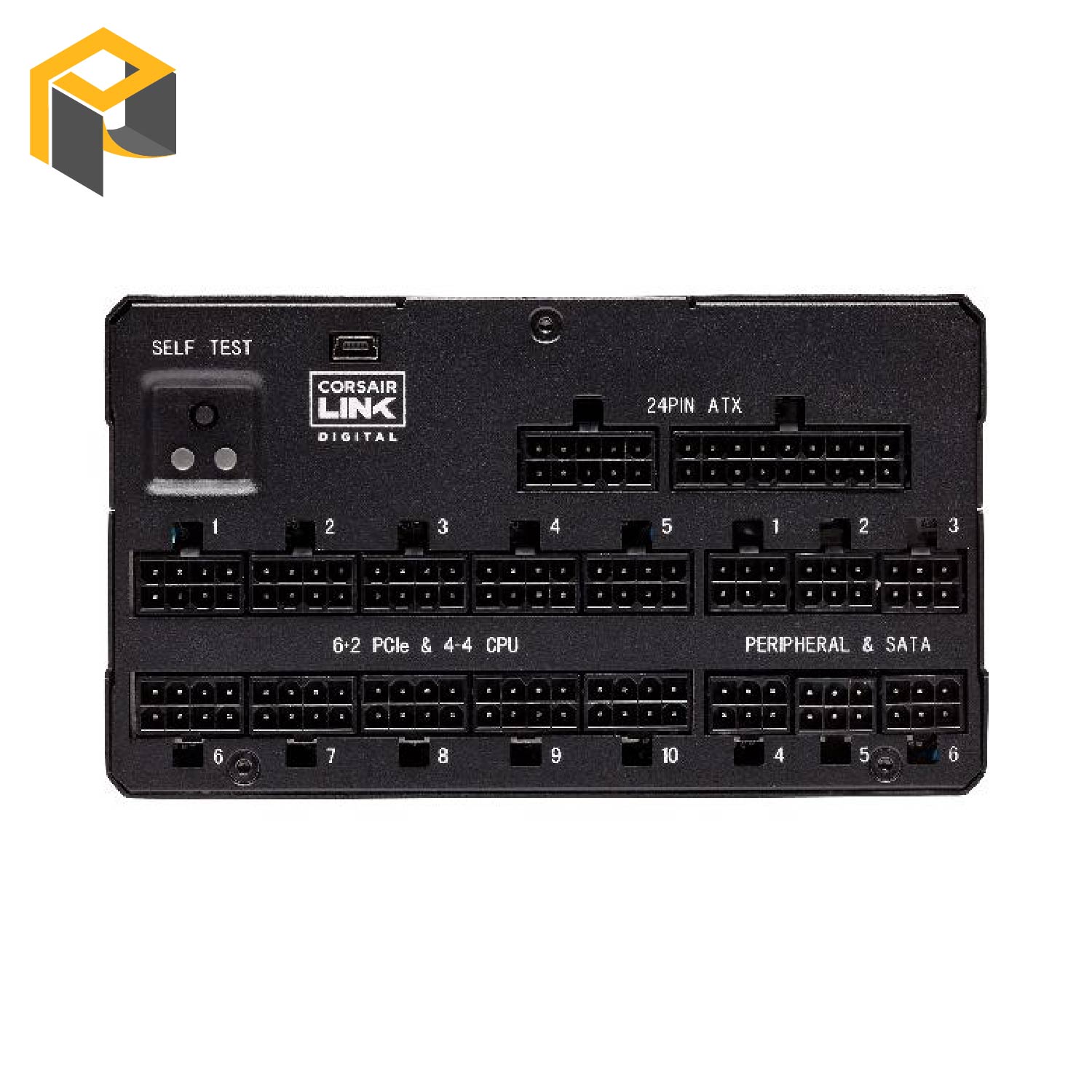 Nguồn Corsair AX1600i DIGITAL-80 PLUS Titanium
