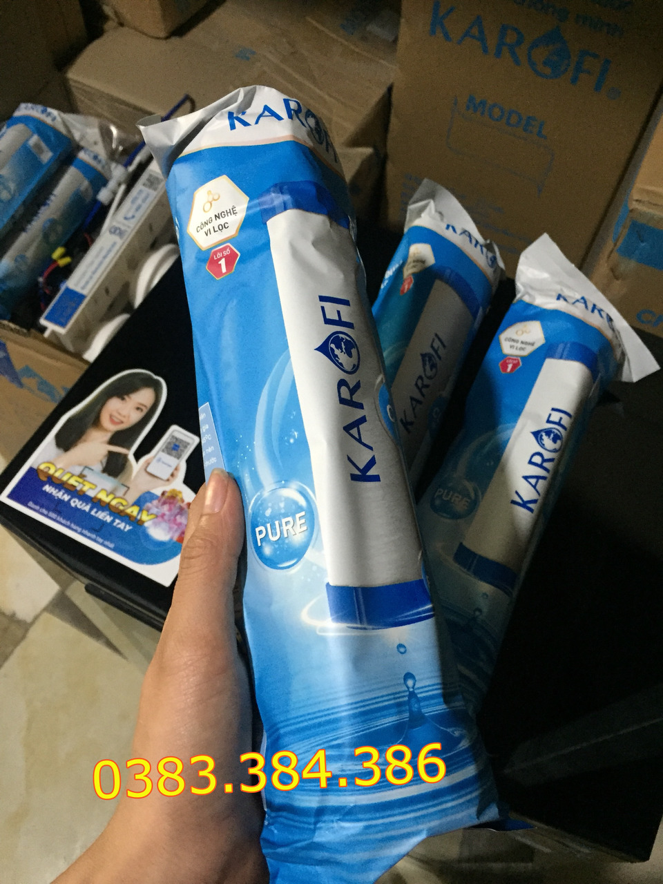 Lõi Số 1 PP 5 MICRON - KAROFI CHÍNH HÃNG