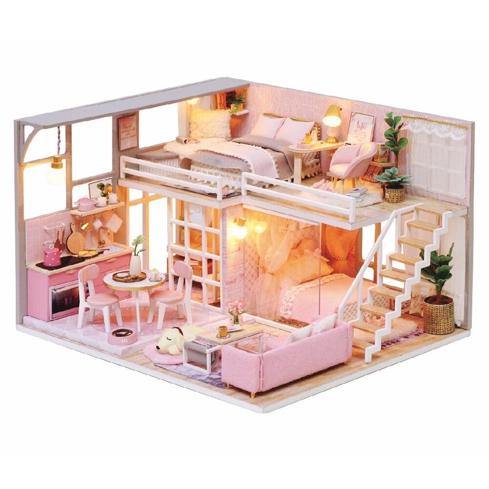 Bộ mô hình lắp ghép DIY- Căn phòng búp bê H-016
