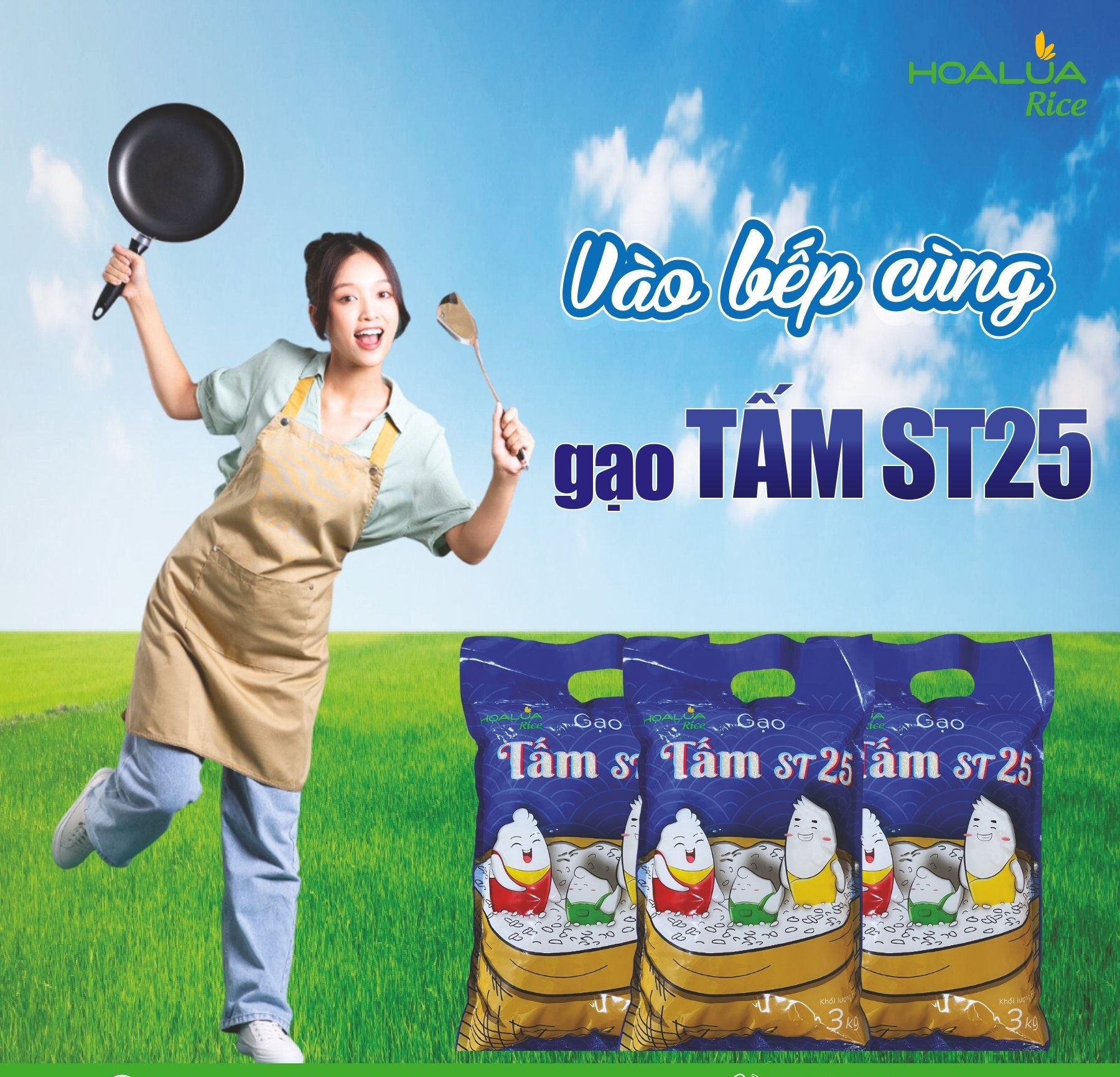 [Siêu Sale] Gạo Tấm ST25 Hoa Lúa - Dẻo mềm, thơm ngon