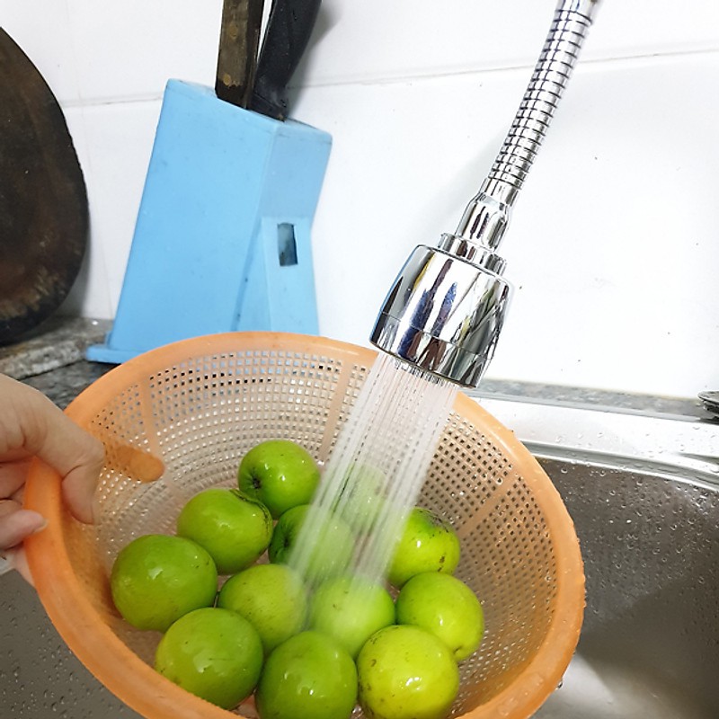 Đầu vòi rửa chén bát tăng áp lực nước 3 chế độ phun