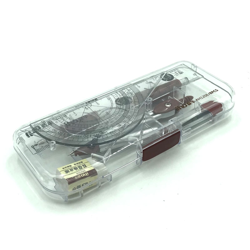 Bộ Compa 8 Món AH1208 - Màu Nâu