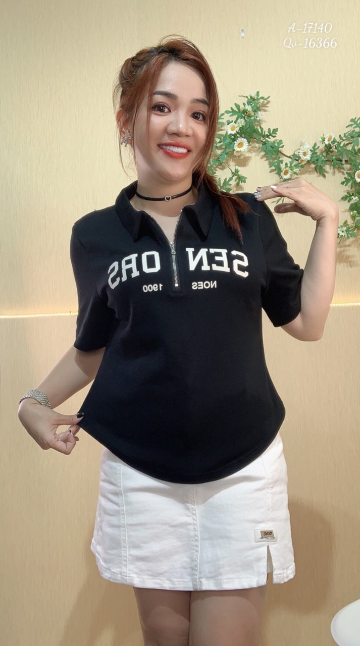 Áo Polo Tshirt BIGSIZE Kéo SEN 17140