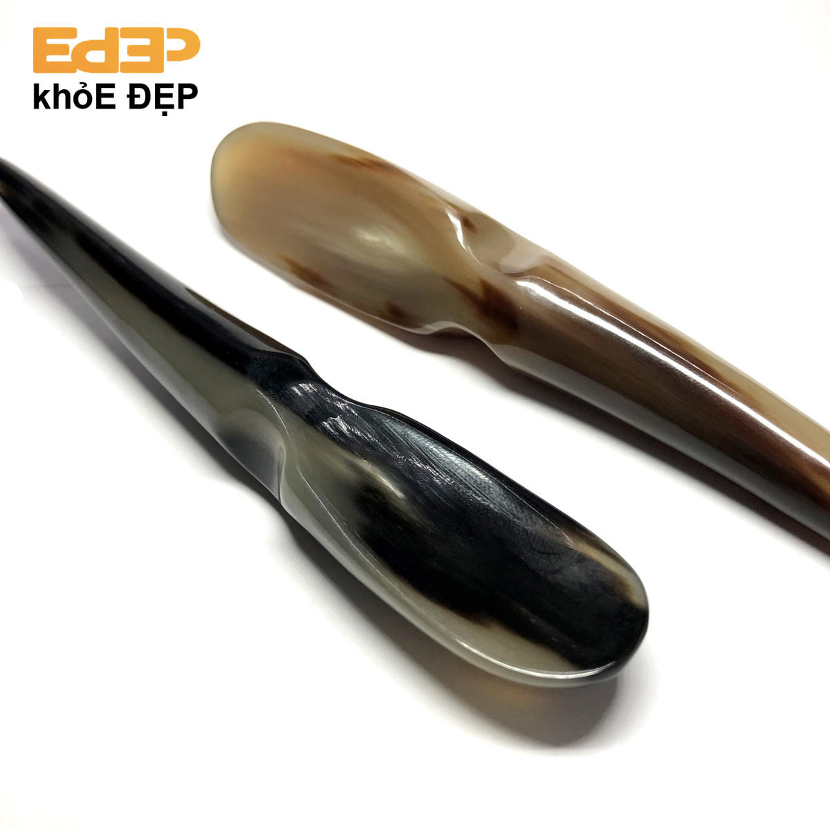 Dụng Cụ Diện Chẩn Cây Cạo Gió Day Ấn Huyệt Chất Liệu Sừng Thiên Nhiên (Massage, Đã Thông Kinh Mạch, Lưu Thông Khí Huyết)