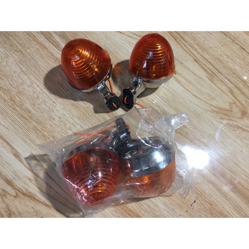 Đèn xi nhan xe 67 - bộ 4 đèn trước sau