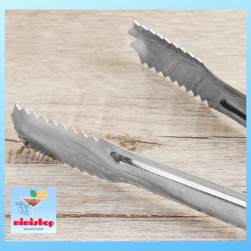Gắp Đá Inox - Kẹp Gắp Đá Inox - Kẹp Gắp Pha Chế - Dụng Cụ Pha Chế