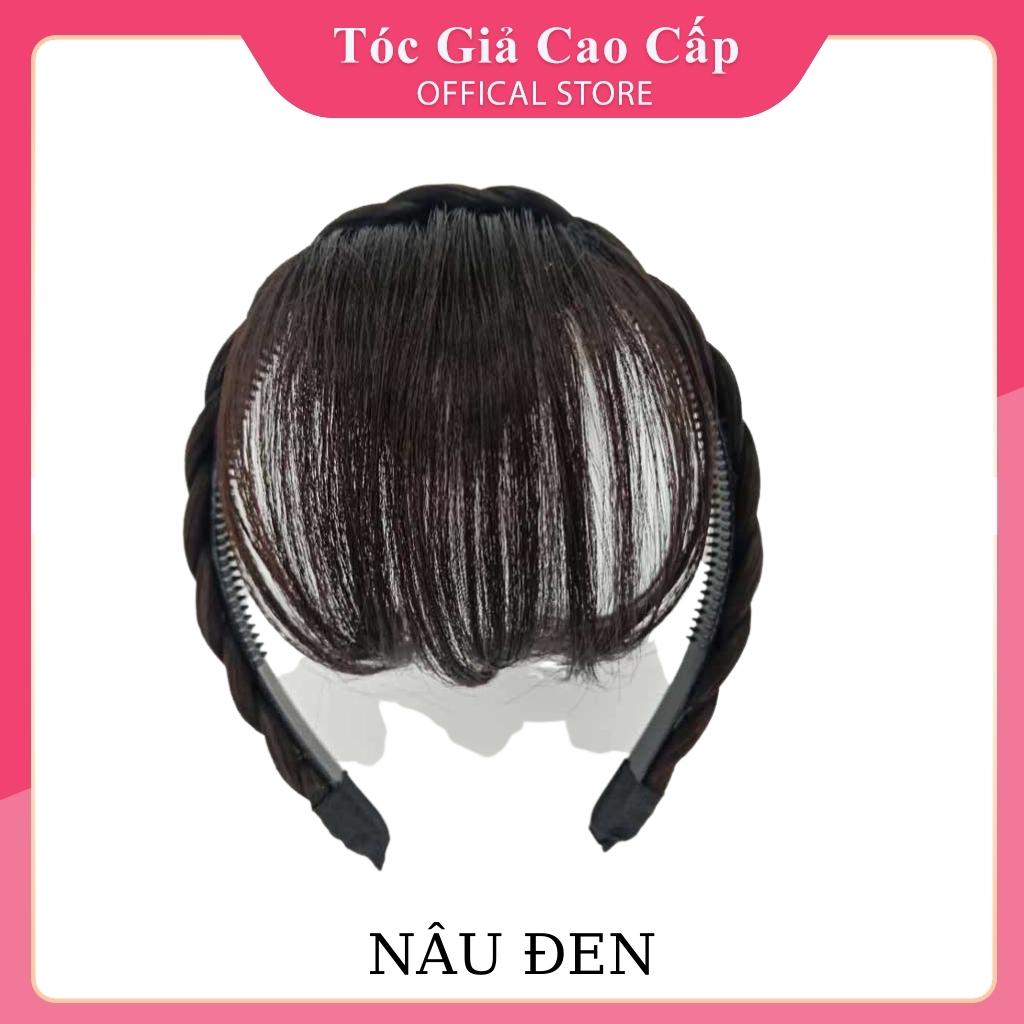 Tóc mái giả tết tóc kèm băng đô, PH999