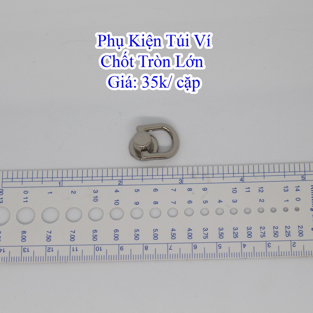 Chốt tròn lớn làm túi xách (35k/cặp)