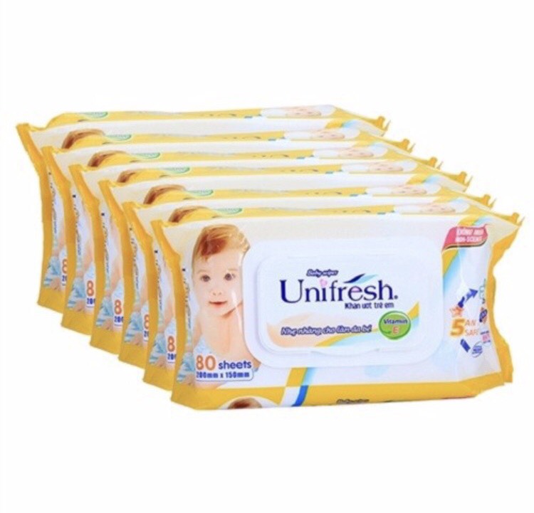 Khăn Ướt Unifresh  80 tờ