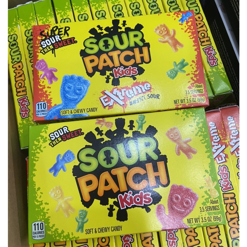Kẹo dẻo trái cây chua ngọt Sour Patch Kids hộp 99g