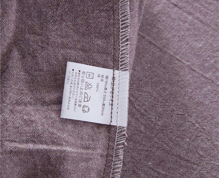 Phong Cách Nhật Bản Giản Lược Tốt 100% Cotton Màu Bông Giặt Nước Ga Trải Giường/Ga Bọc Đệm Đơn Chiếc Trên Giường Cung Cấp 1.8 Ga Giường Bộ Đệm Giường