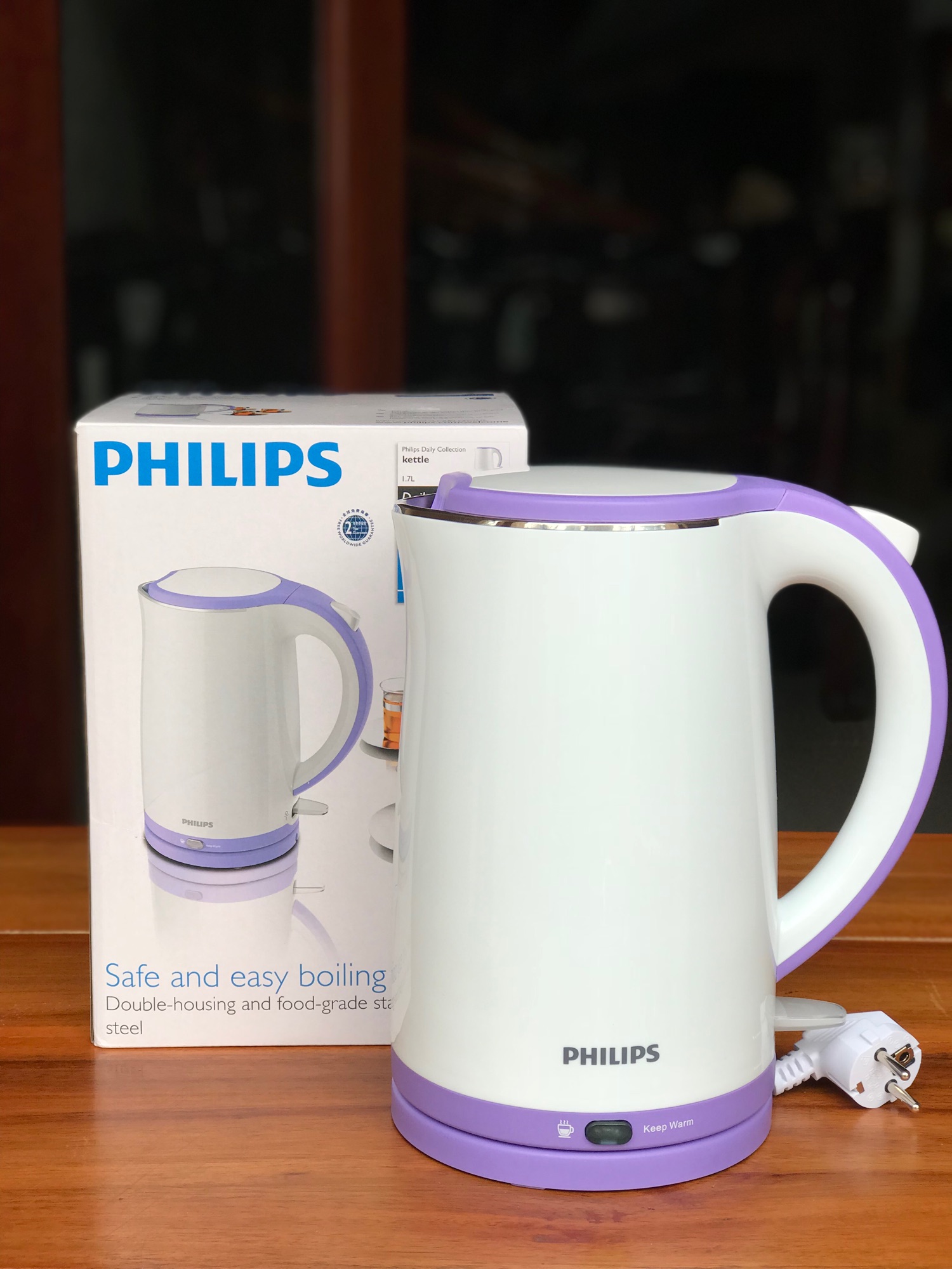 Bình siêu tốc Philips 1.7 lít HD9312