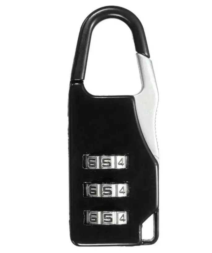 Khóa số mini Zipper Lock 3 số - Ổ khóa du lịch mini