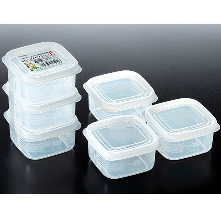 Set 3 hộp nhựa cao cấp 200ml có thể dùng trong lò vi sóng xuất xứ Nhật Bản