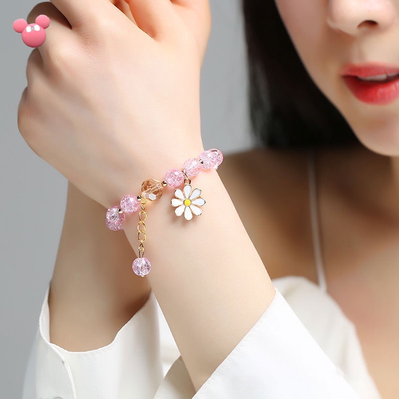 Vòng Tay Chuỗi Hạt Pha Lê Hình Bướm