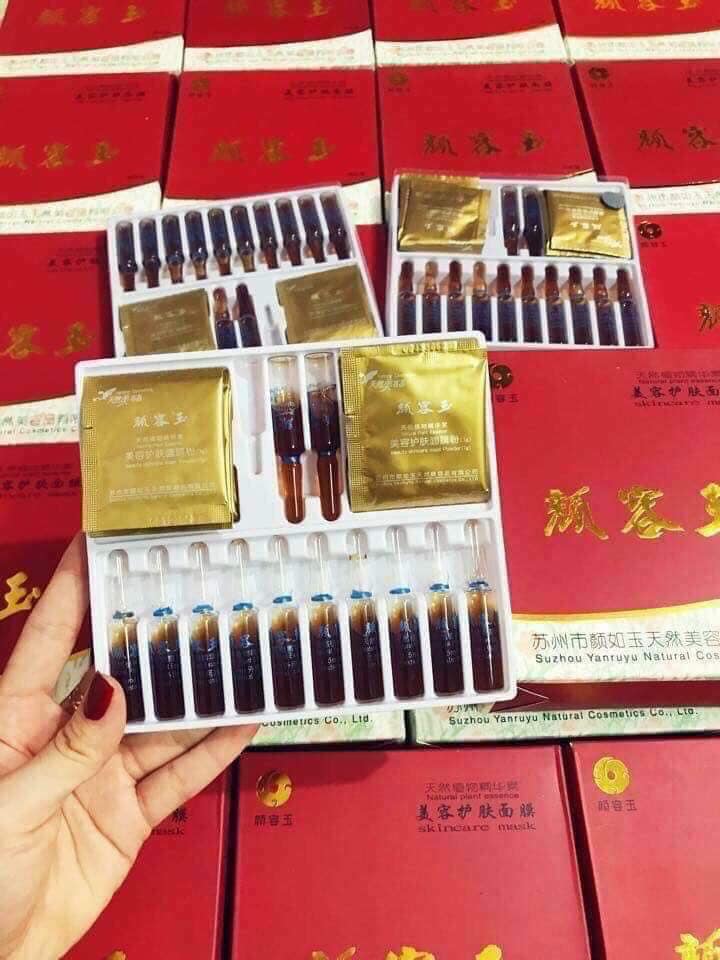 Mặt nạ Bộ 36 ống nhân sâm