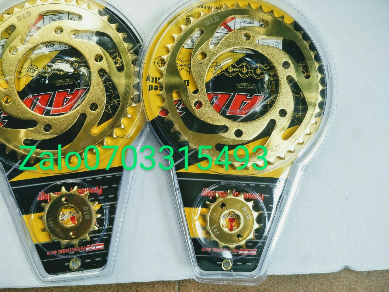 [HCM]Nhông sên dĩa DID gắn các dòng xe máy