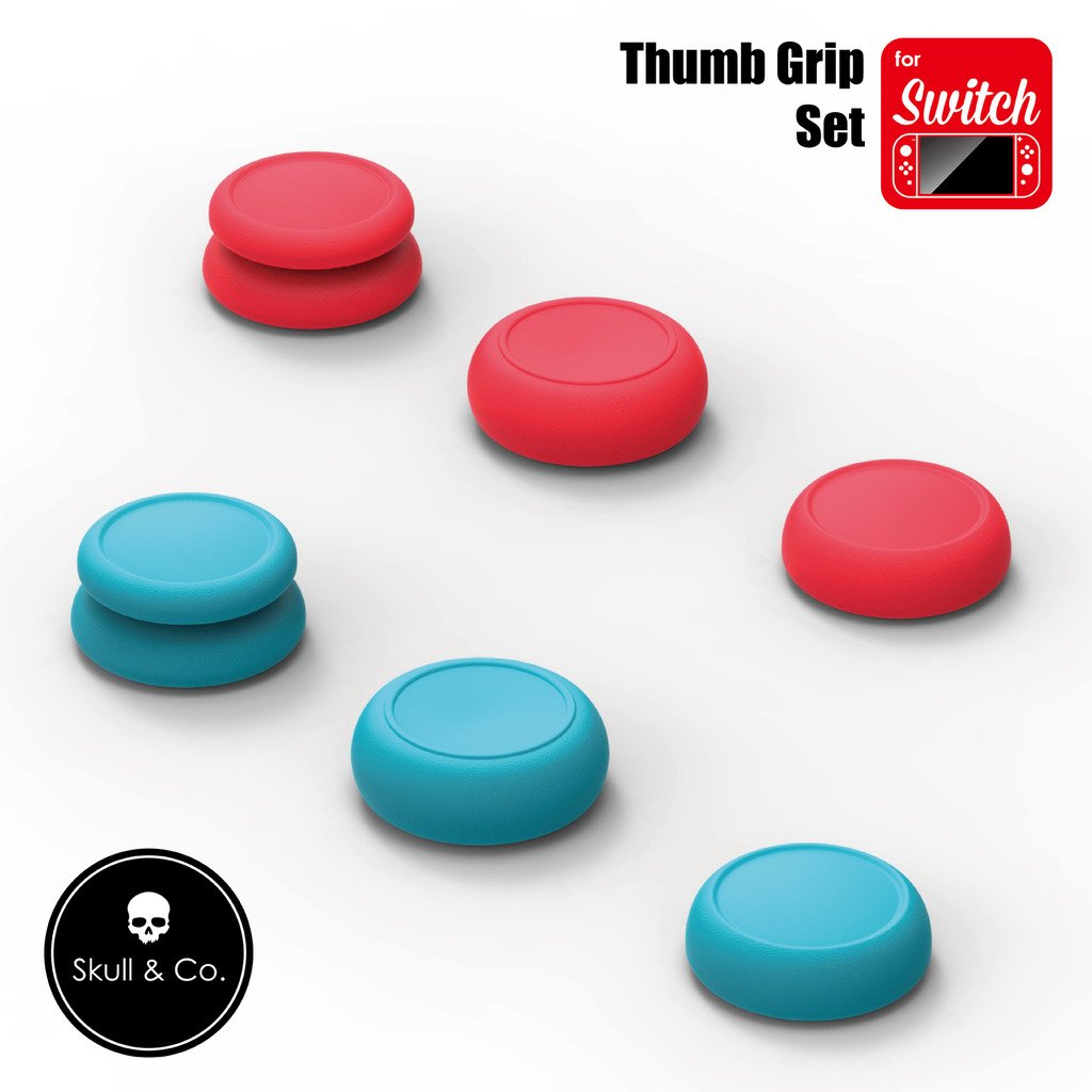 Set Nút Bọc Cần Analog Caps Joy-Con - Skull & Co