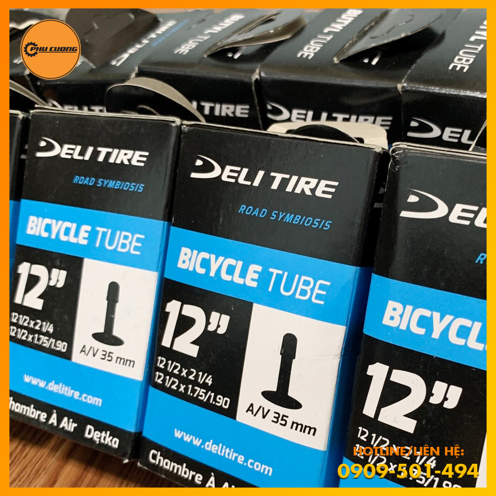 Săm Xe Đạp Trẻ Em - Ruột Xe Đạp DELI TIRE 12" [ Kích Thước 12inch ]