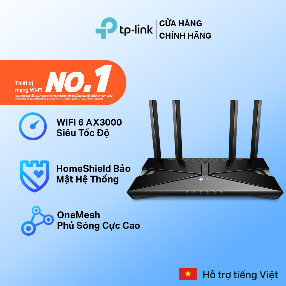 Bộ Phát Wifi TP-Link Archer AX53 Chuẩn Wifi 6 AX3000