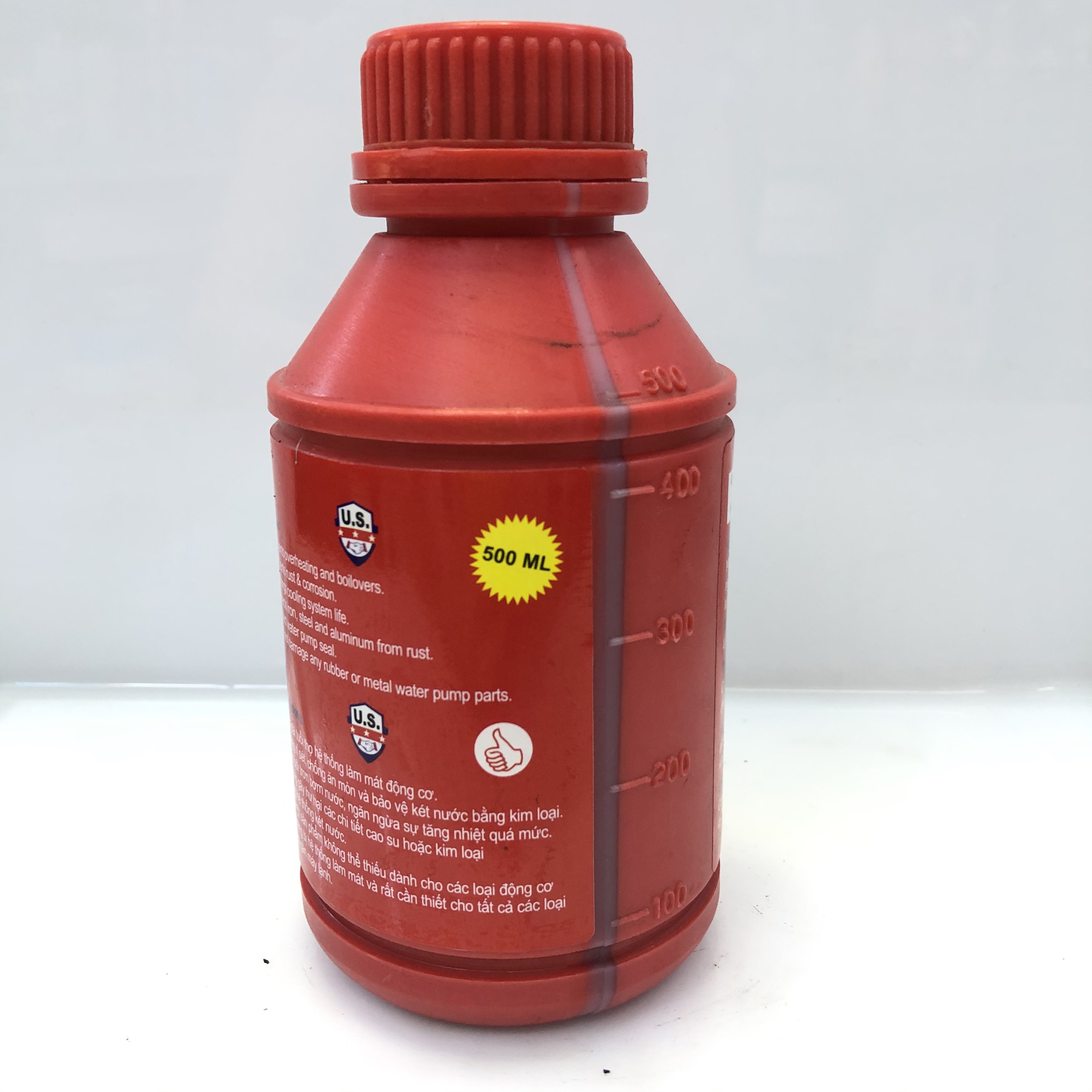 [HCM]Nước làm mát xe máy US RADIATOR COOLANT màu đỏ 500ml