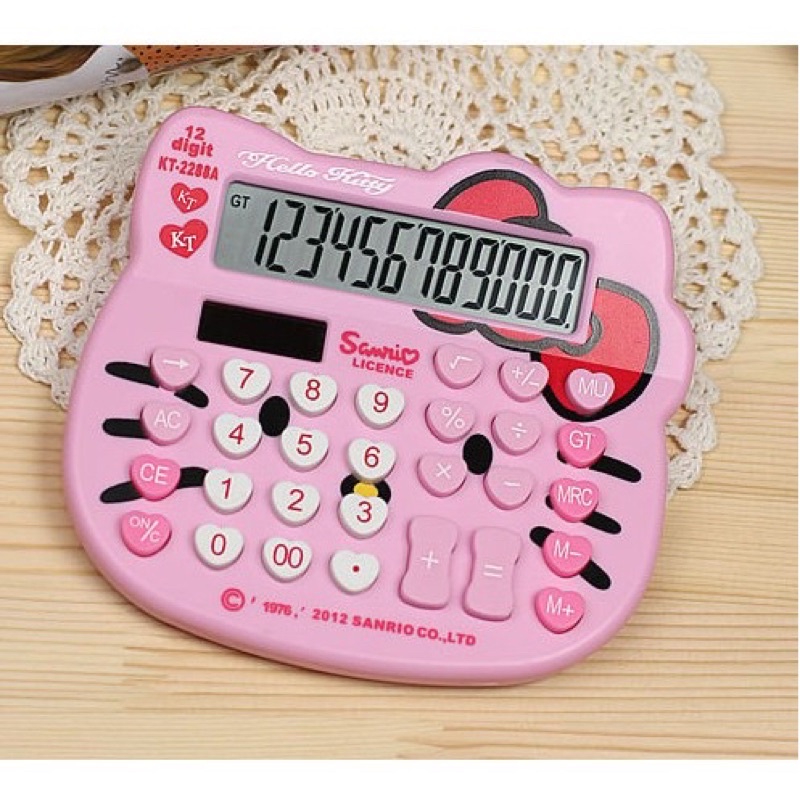 [HÀNG MỚI VỀ] Máy tính phím trái tim siêu xinh Hello Kitty