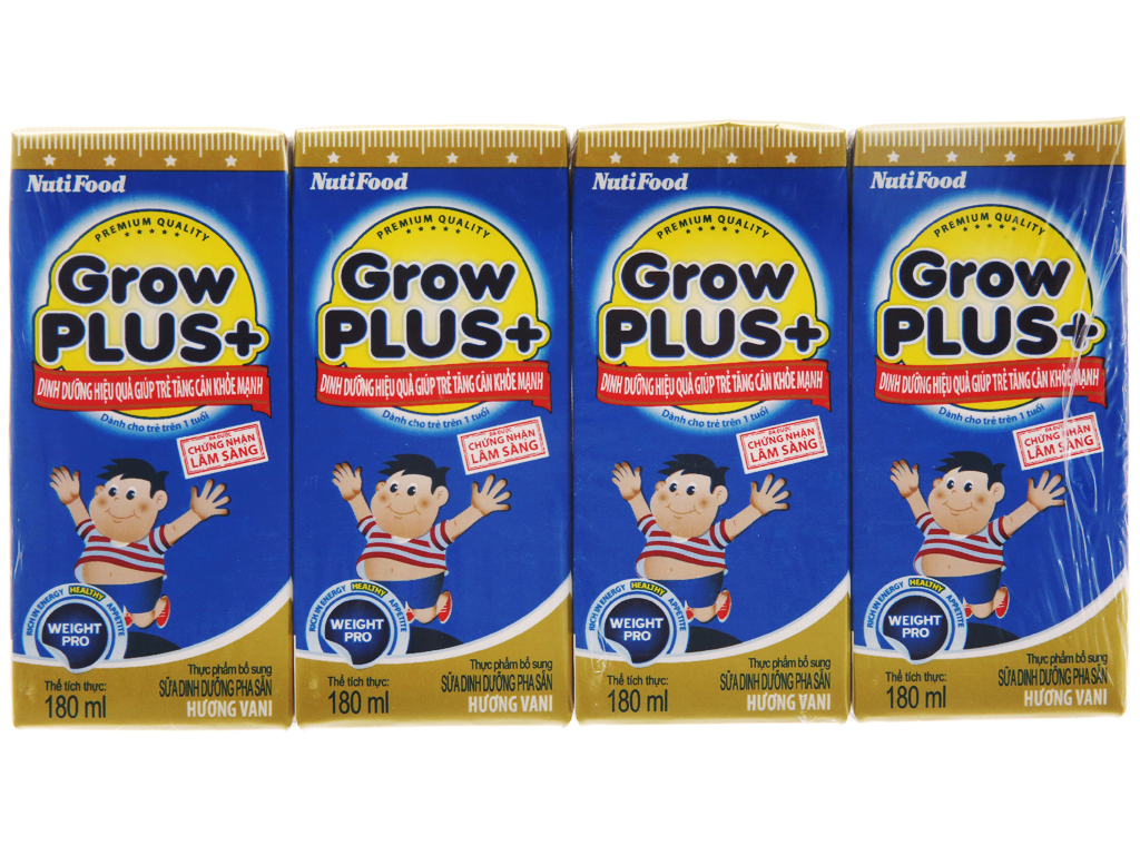 Sữa Bột Pha Sẵn Nutifood Grow Plus Xanh 110ml date luôn mới