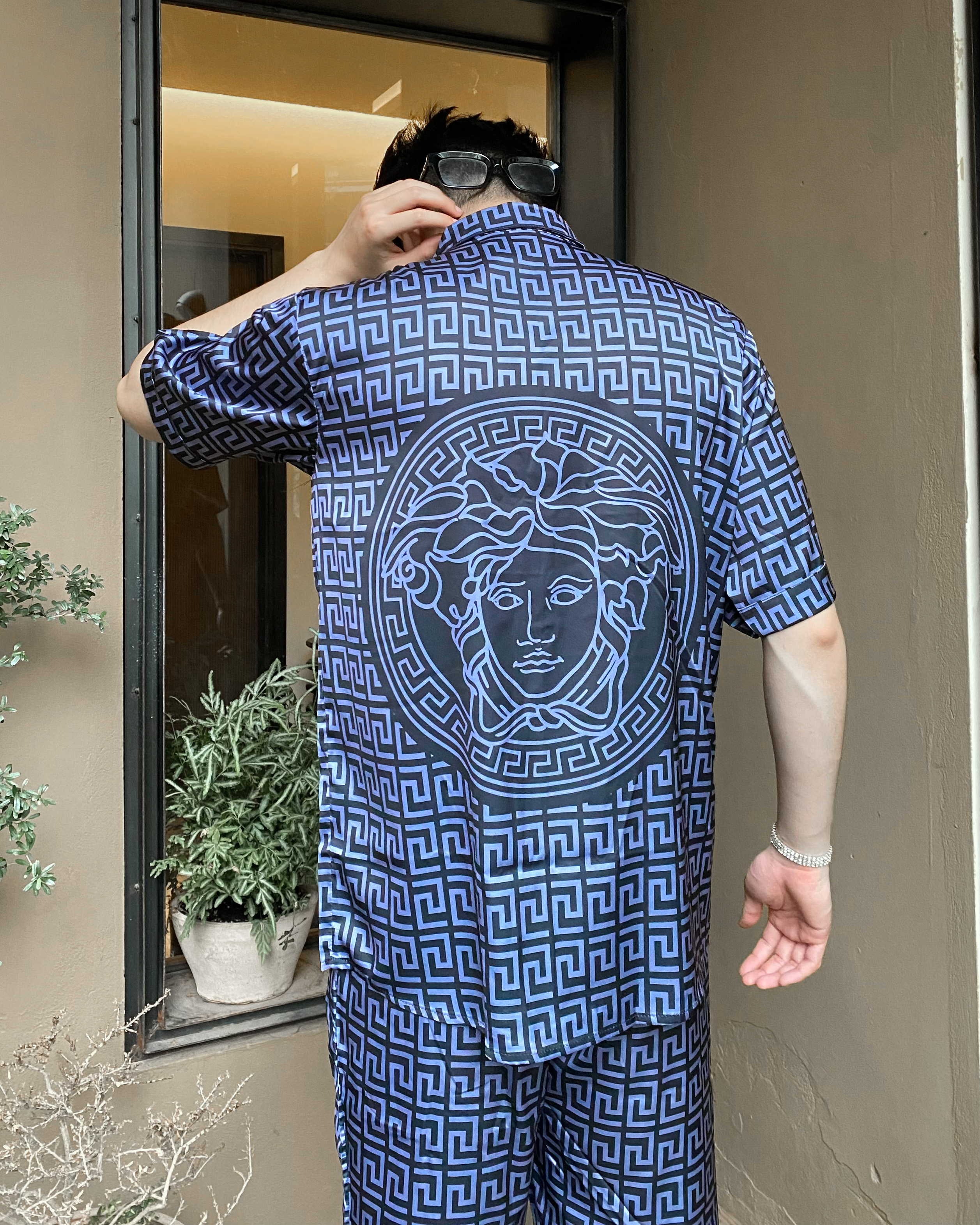 Bộ đồ ngủ Pijama lụa  mát mịn, họa tiết tinh tế
