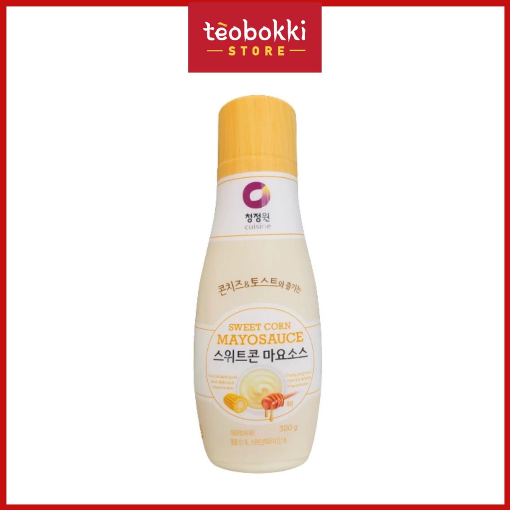 Sốt mayonnaise Chung Jung One chai 300g nhiều vị