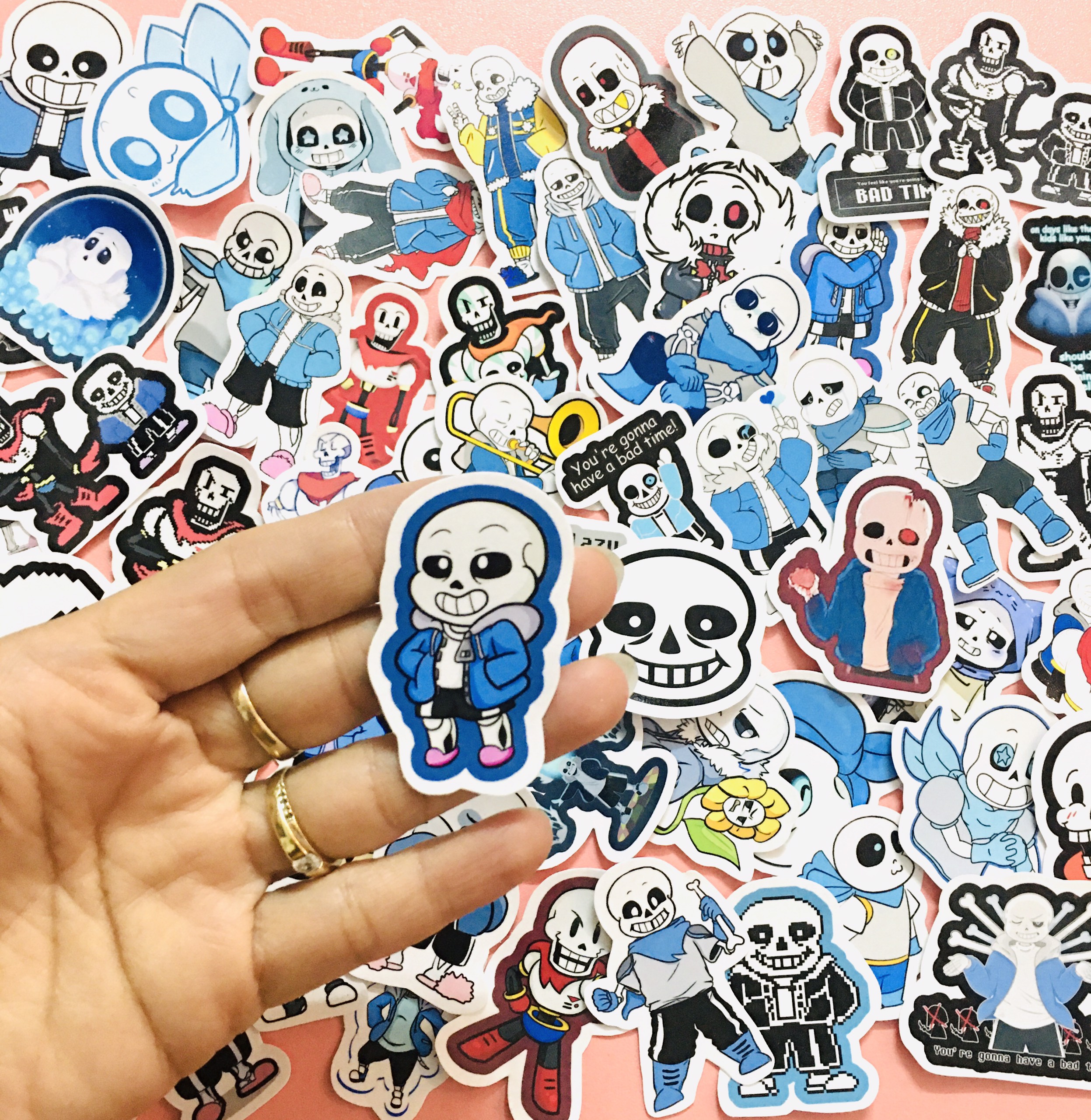 Set 30-60 Sticker Sans Undertale