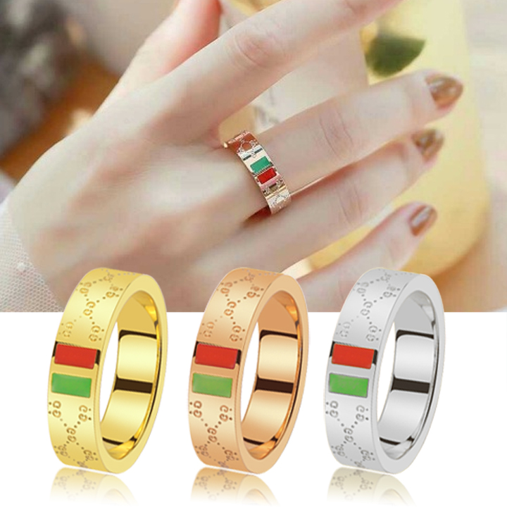 NHẪN TITAN CHẠM HỌA TIẾT BẢN LỚN