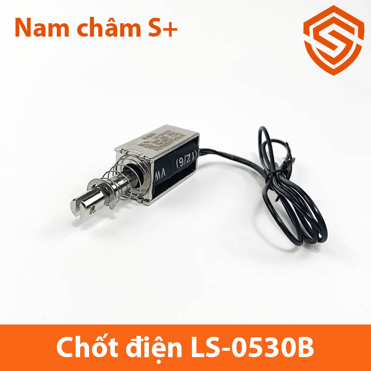 Khóa cửa nam châm điện LS-0530B 12V 24V (chốt điện)