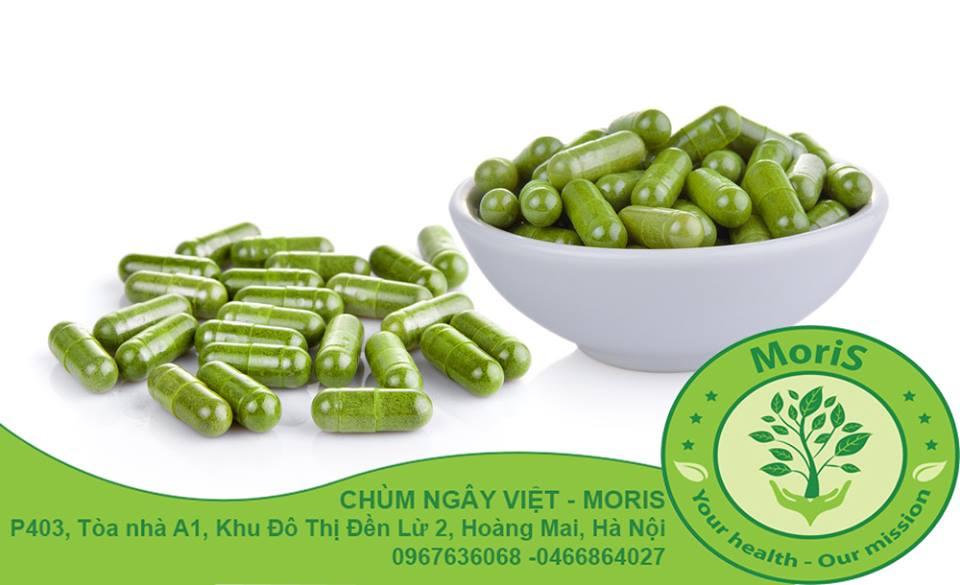 Viên rau chùm ngây