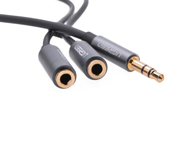Cáp chia Audio 1 ra 2 chuẩn 3.5mm UG-10532