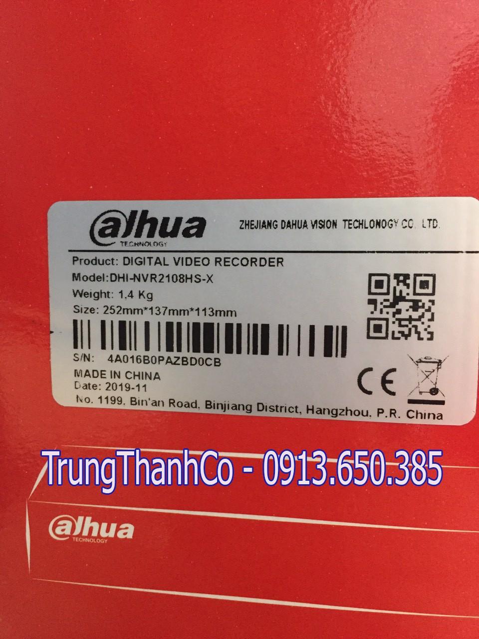 Đầu Ghi Camera NVR 2108HS-X-QTNK