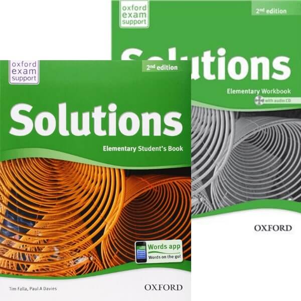 Bộ Solutions Elementary 2nd Edition (2 sách + CD)
