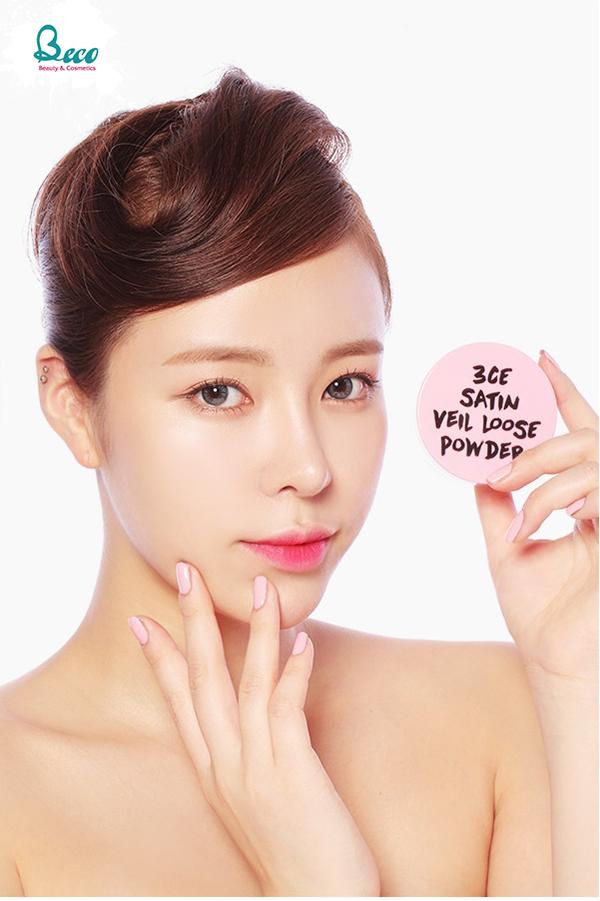Phấn bột 3CE Satin Veil Loose Powder