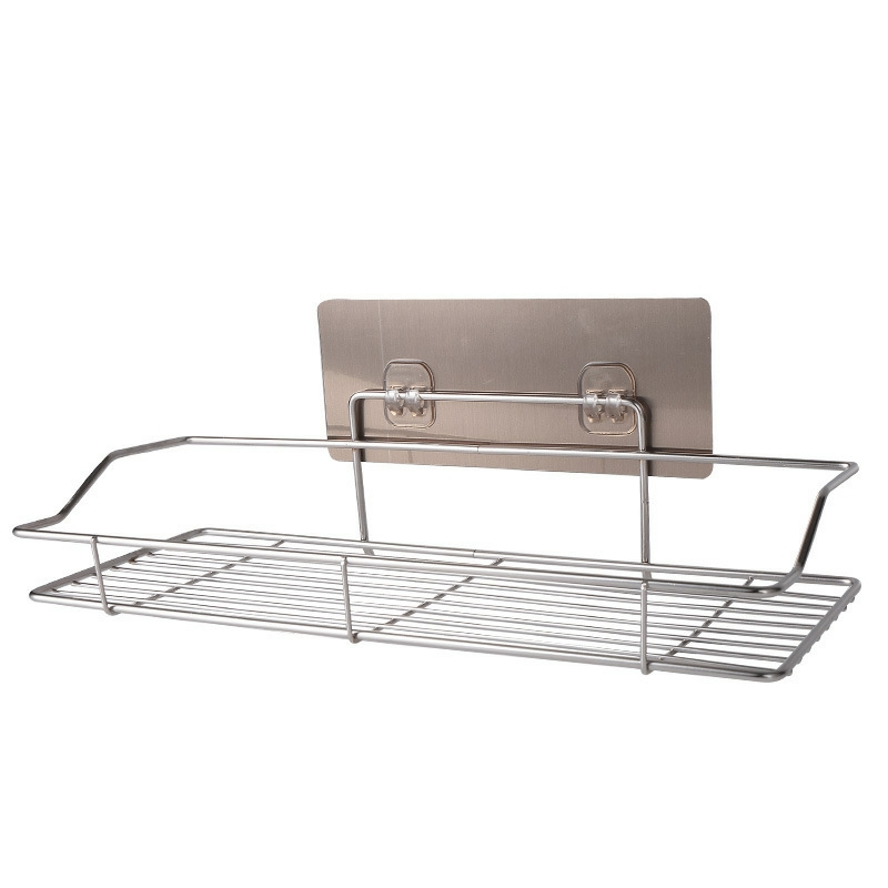 Kệ Góc Nhà Tắm INOX 201 sáng bóng không rỉ sét lắp đặt dán tường siêu chắc, Giá để đồ nhà tắm dính tường