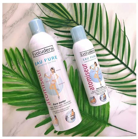 Xịt khoáng cấp ẩm làm dịu da Evoluderm 400ml
