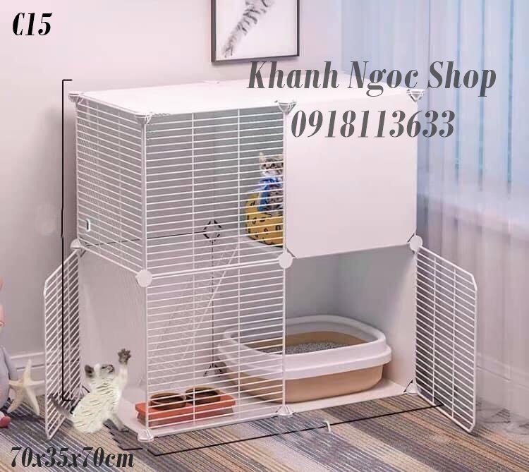 Chuồng Mèo lắp ghép - nhiều mẫu mã