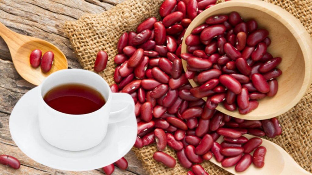500g  trà đậu đỏ rang tay giảm cân hiệu quả