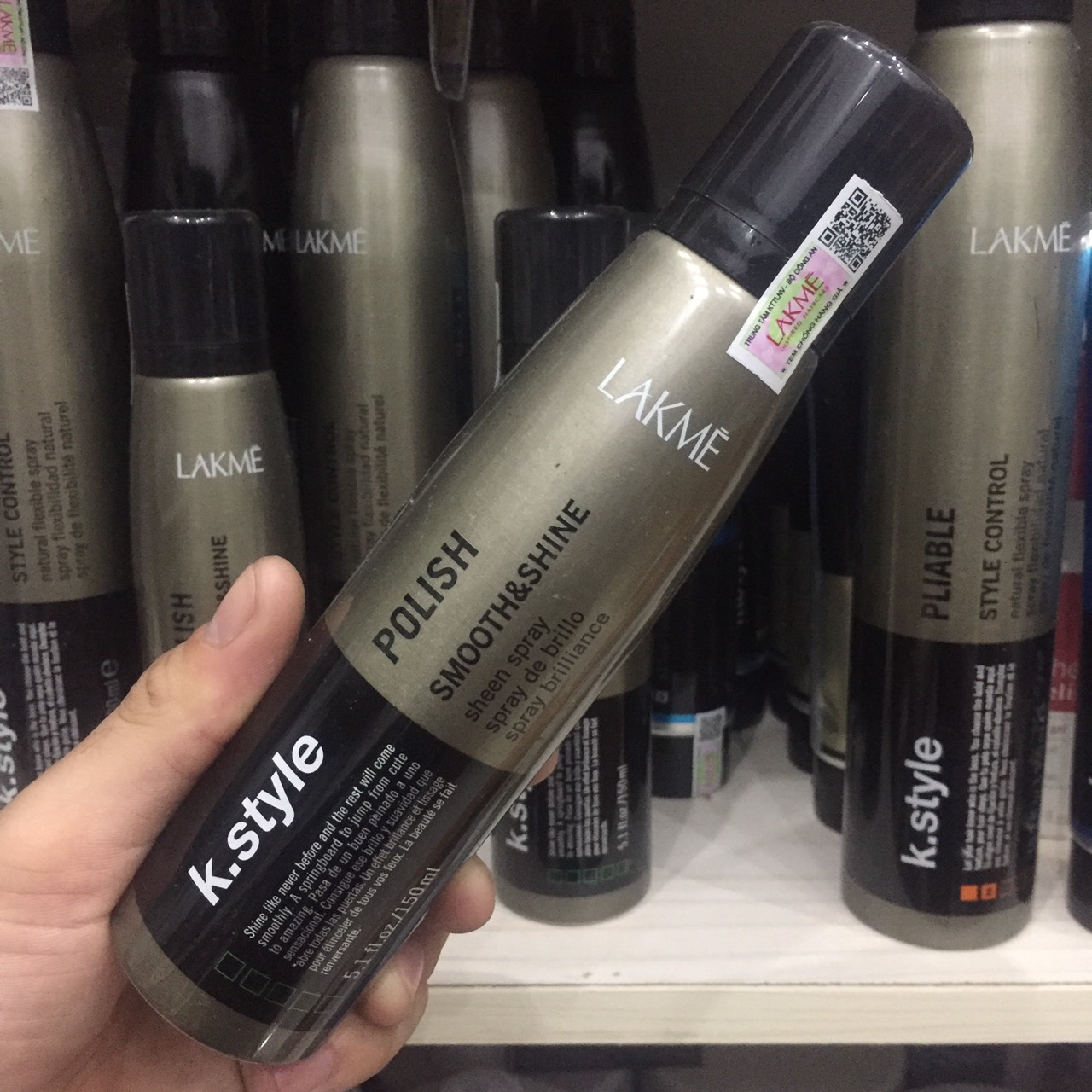 [HCM]Xịt dưỡng bóng không giữ nếp Lakme K.style Polish Smooth & Shine Sheen Spray 150ml