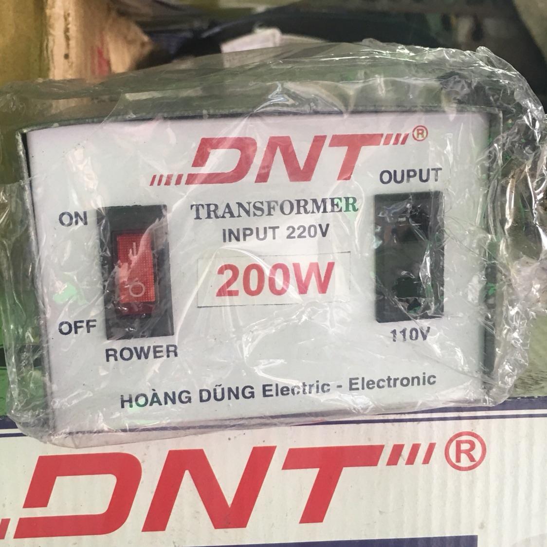 Biến áp 220v ra 110v 200w