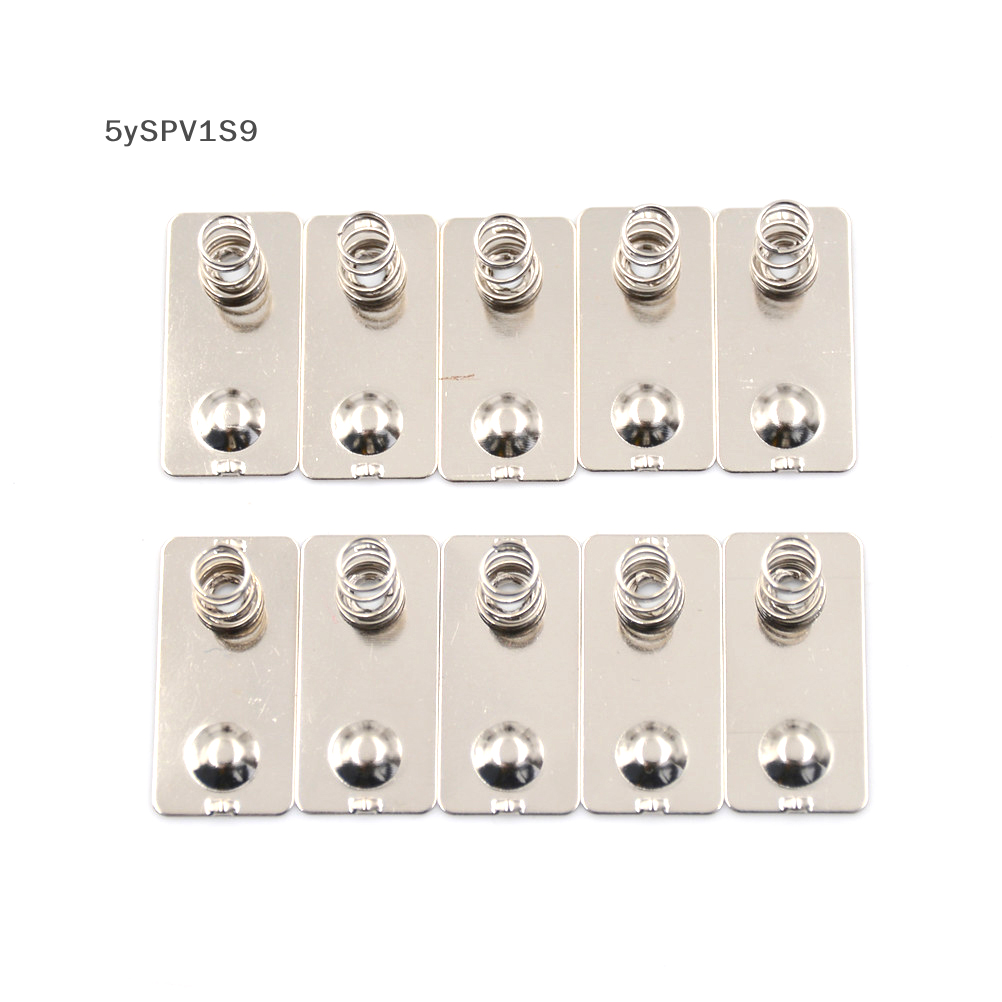 5yspv1s9 10 tấm tiếp xúc lò xo chuyển đổi âm dương pin aa